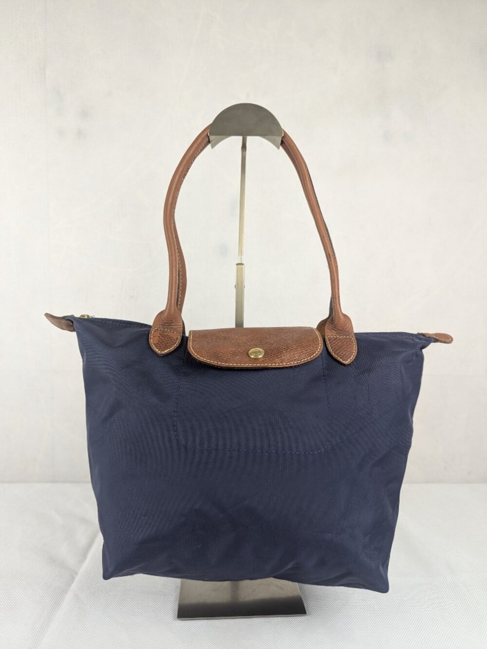 Longchamp Le Pliage Nylon Tote Bag Blue – Used Gently – Ships Fast – AUTHENTIC